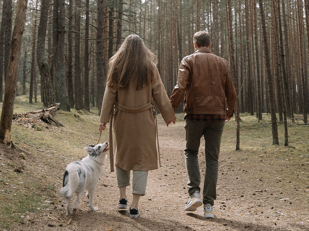 Walking with God (and my wife and dog)