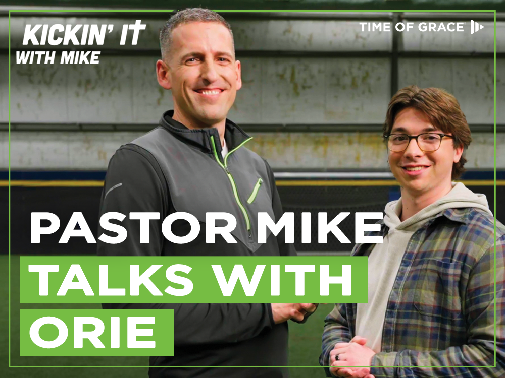 Pastor Mike talks with Orie